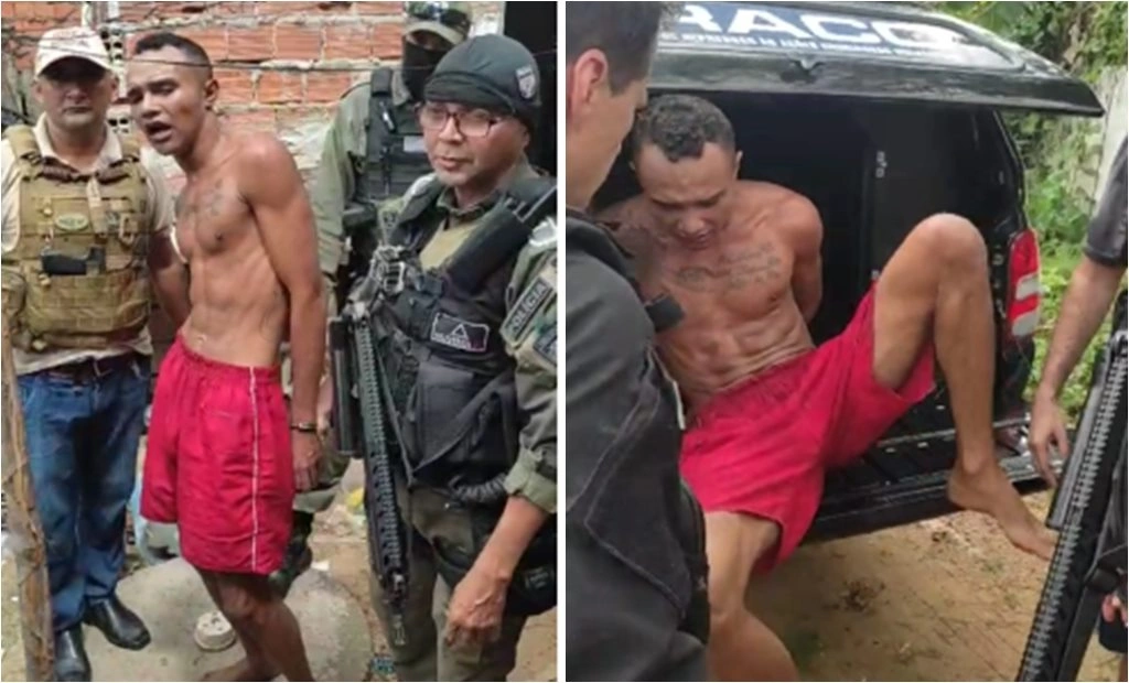 Momento da prisão