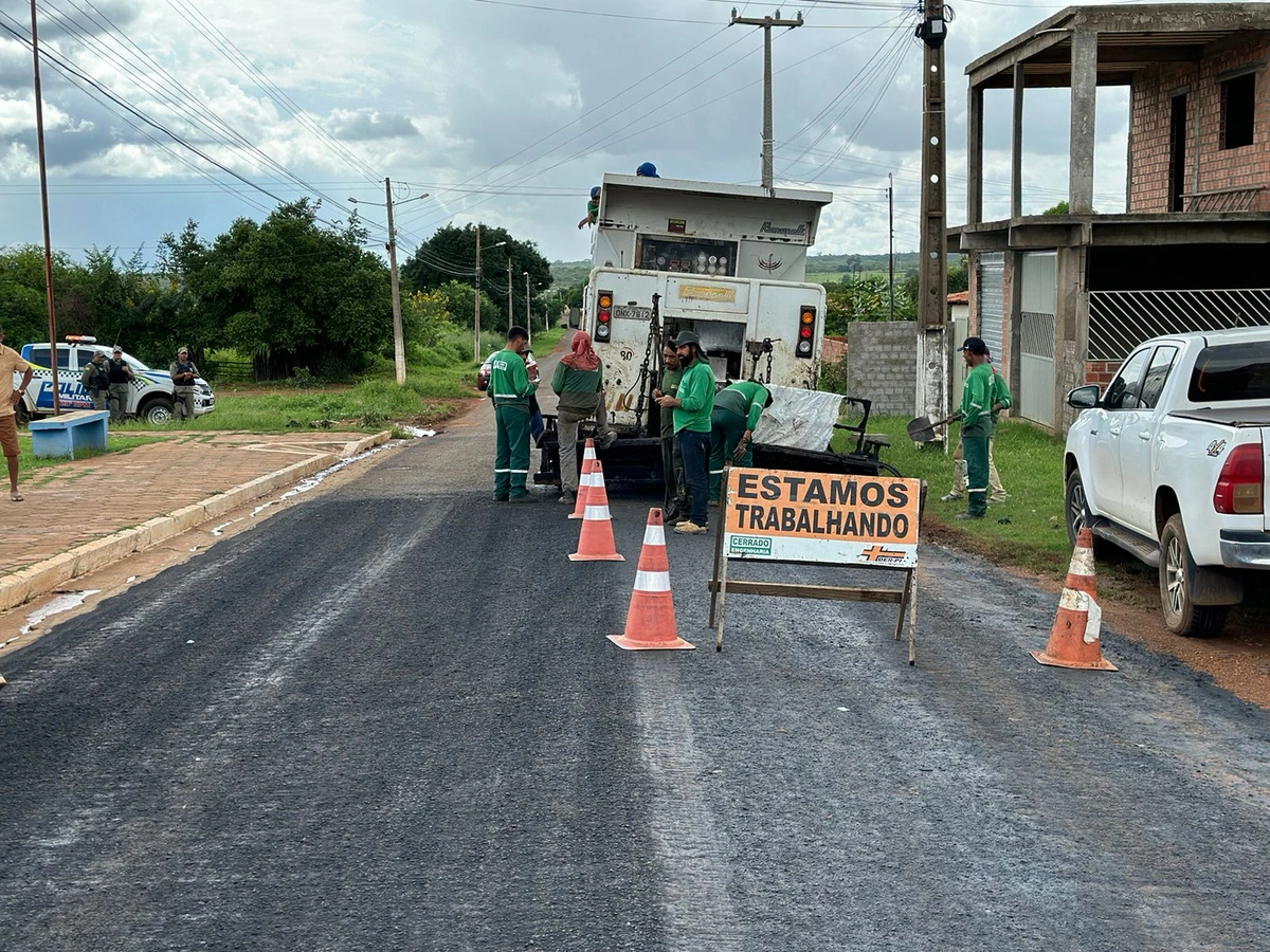 Obras de recuperação da pavimentação asfáltica da rodovia PI - 469, trecho: Valença do Piauí / Lagoa do Sítio