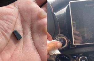 Polícia descobre novo 'chip' utilizado por criminosos para furtar caminhonetes (Foto: Divulgação/PMSC)