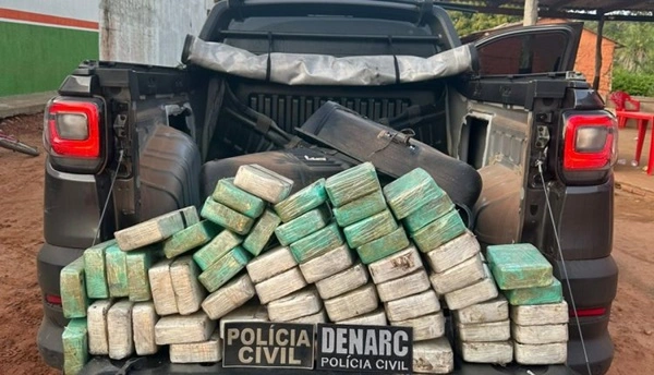 Polícia prende homem em Grajaú com picape cheia de droga vinda do Pará