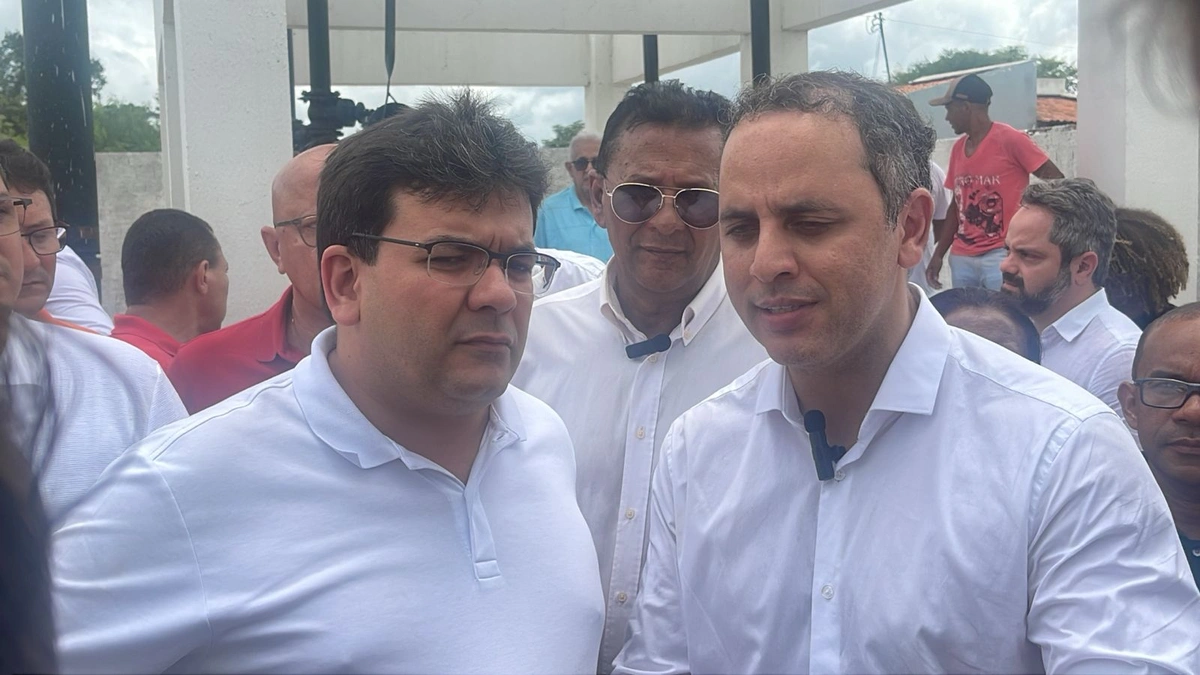 Rafael Fonteles à esquerda e Cleriston à direita