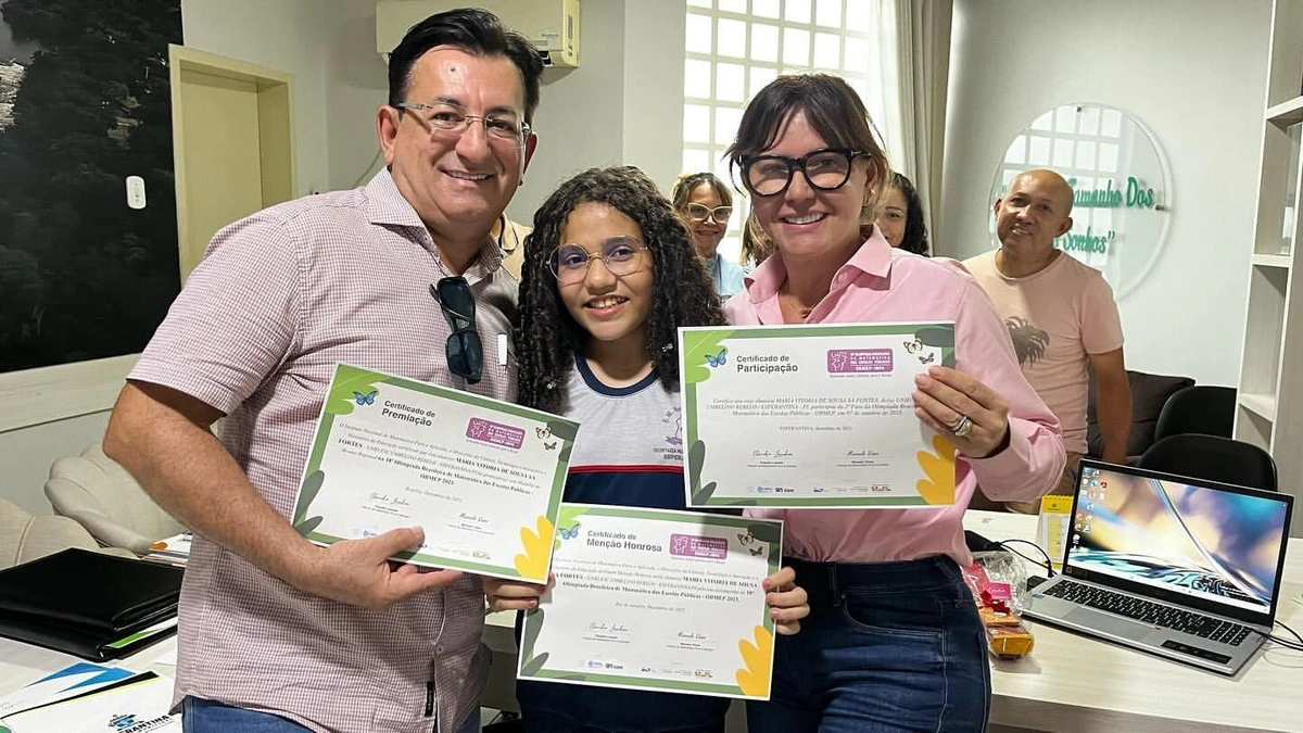 Aluna da Escola Municipal Umbelino Rebêlo