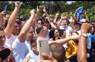 Autoridades do governo estadual e federal inauguram a BR 226 em Timon (Foto: Reprodução)