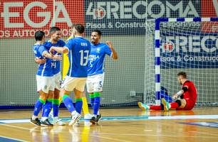 Brasil goleou a Ucrânia por 7 a 2 (Foto: Evaldas Šemiotas)
