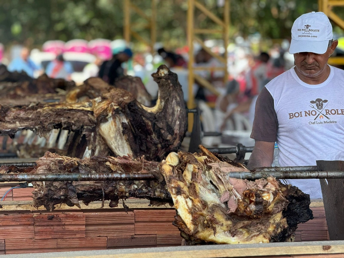 Churrasco na entrega da BR-226 em Timon