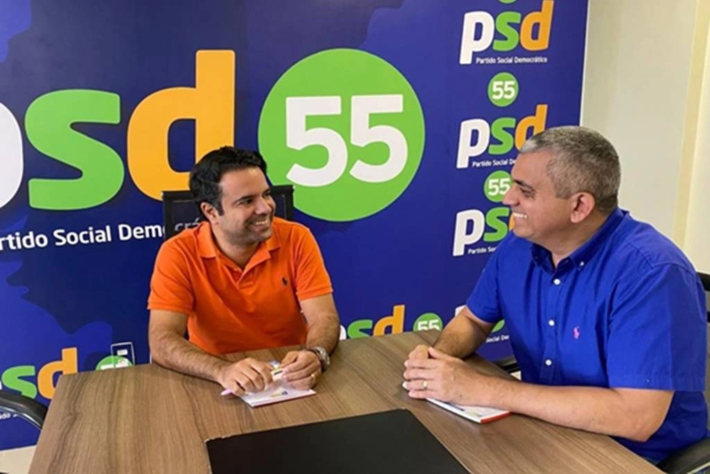 Comandante Schinneyder tem encontro com Edilázio Júnior