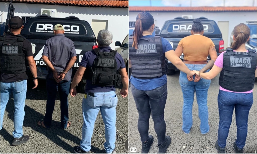 Draco realiza a prisão de foragidos da Justiça na cidade de Teresina e Altos