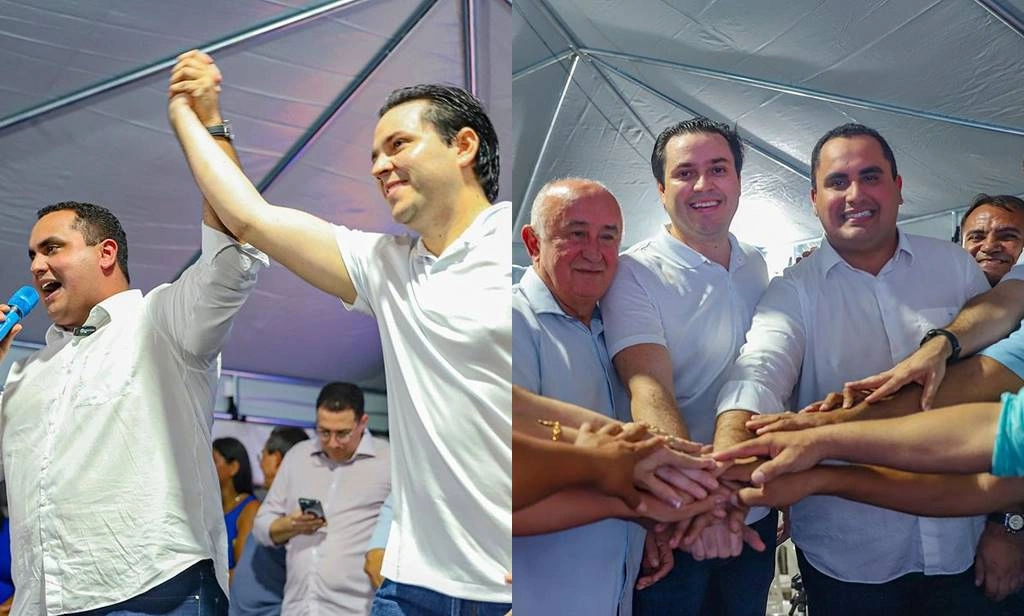 Georgiano durante evento de filiações ao PSD e MDB