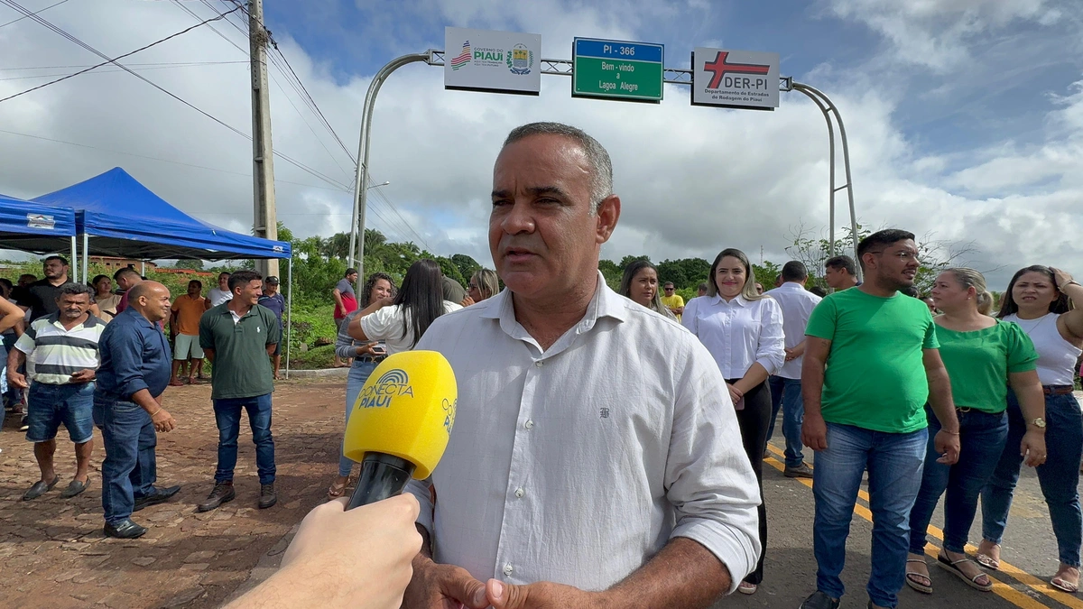 Governo do Piauí inaugura pavimentações asfálticas que ligam a cidade de Lagoa Alegre