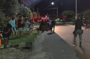 Homem é assassinado com vários tiros no rosto na cidade de Piripiri (Foto: Reprodução)