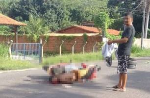 Homem supostamente embriagado morre após perder controle de moto e cair em Teresina (Foto: Reprodução)