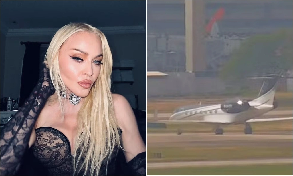 Madonna desembarca no Rio de Janeiro
