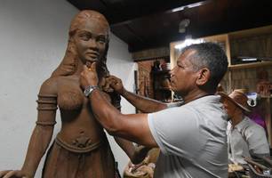 Piauí terá a primeira imagem de Iemanjá negra neste domingo (14) (Foto: Reprodução)