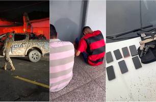Polícia prende reais suspeitos do assassinato de pai e filha em Teresina (Foto: Reprodução)