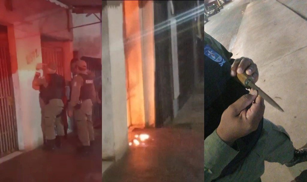 Sargento da PM surta, tenta matar homem e ateia fogo na própria casa em Teresina