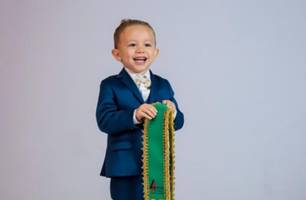 Teresinense de 2 anos conquista título de Mister Baby Brasil em Curitiba (Foto: Divulgação)