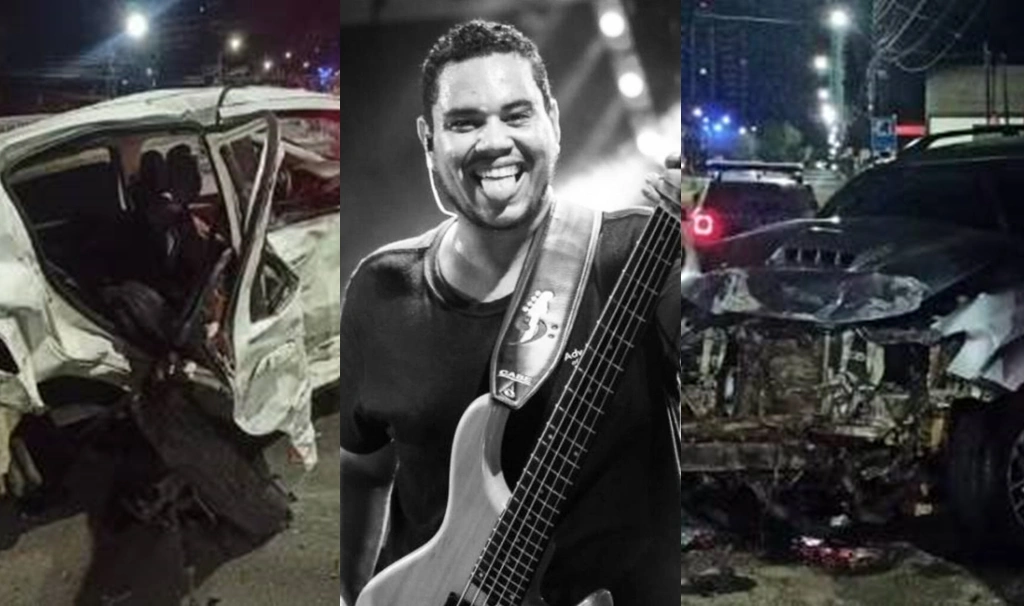 Baixista morreu em acidente durante fuga de bandidos em Teresina, diz IML