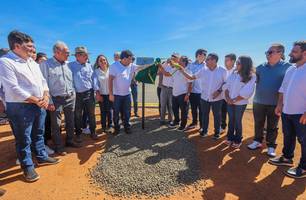 Governador inaugura pista de pouso em Uruçuí que vai permitir voos noturnos (Foto: Reprodução / Governo do Piauí)