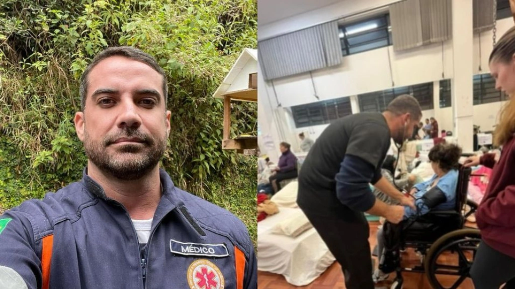 Médico que ajudava vítimas das enchentes é encontrado morto em abrigo no RS