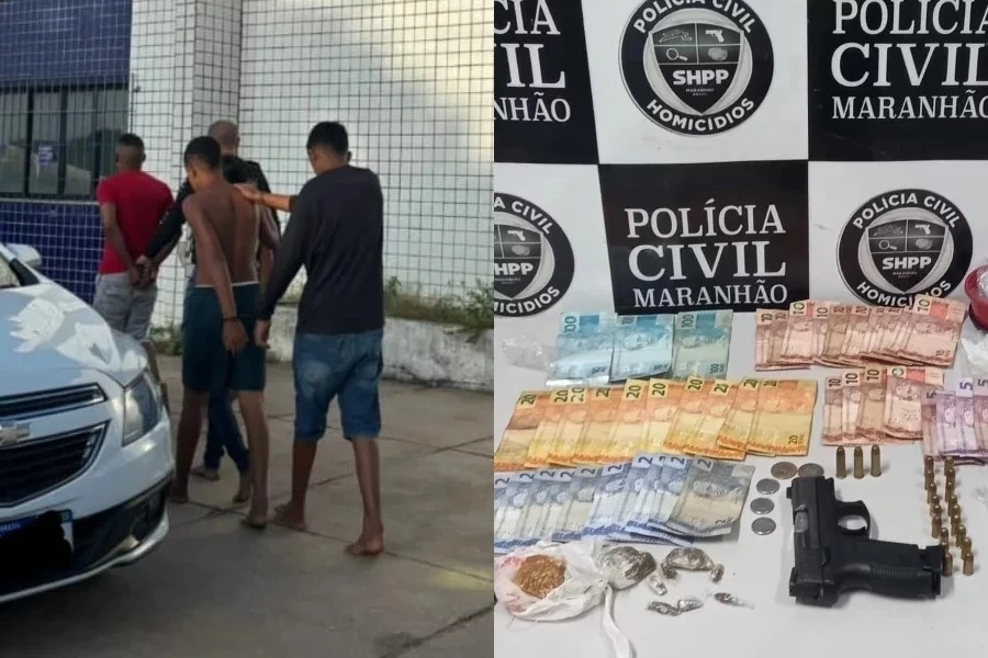 Menina de 8 anos é flagrada com drogas e arma na cintura em Timon