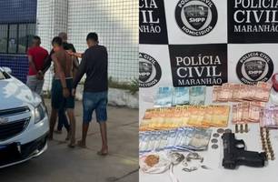 Menina de 8 anos é flagrada com drogas e arma na cintura em Timon (Foto: Reprodução)