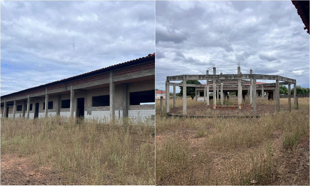 Obra de escola do povoado nunca foi concluída