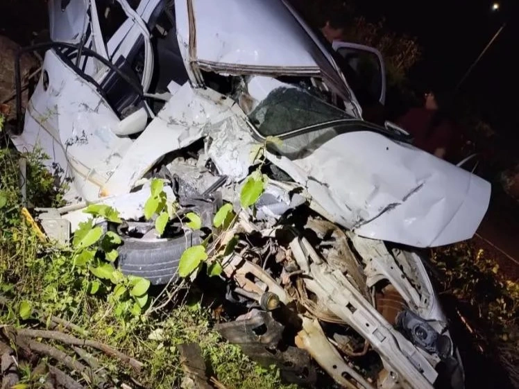 Policial Militar sofre grave acidente ao tentar desviar de animais na BR-236