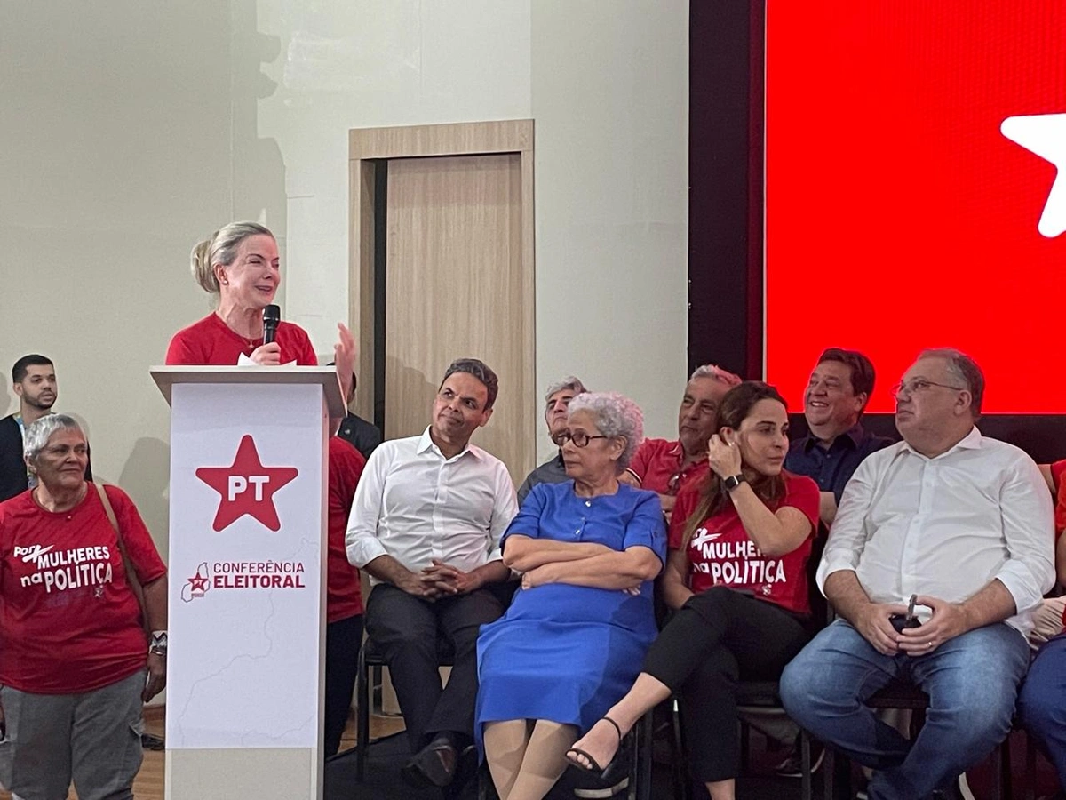 Presidente Nacional do PT, Gleisi Roffmann
