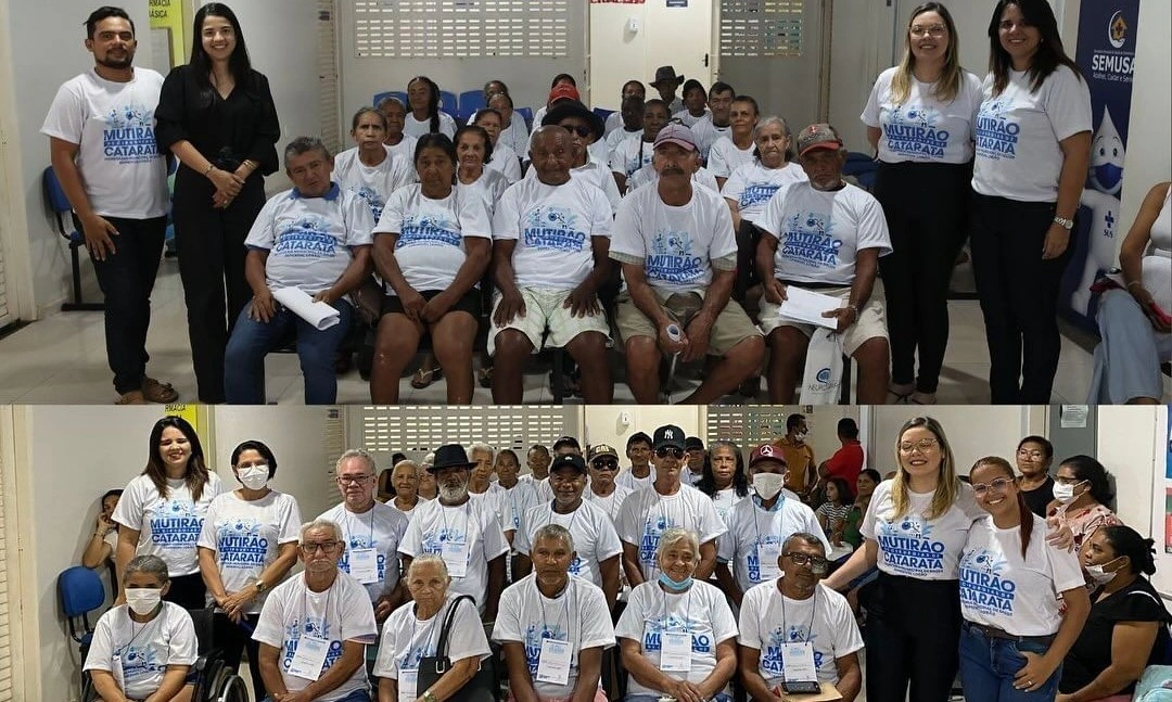 Secretaria de Saúde de Demerval Lobão promove mutirão da catarata