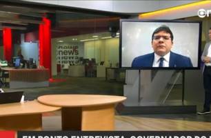 Entrevista de Rafael Fonteles à Globo News (Foto: Reprodução)