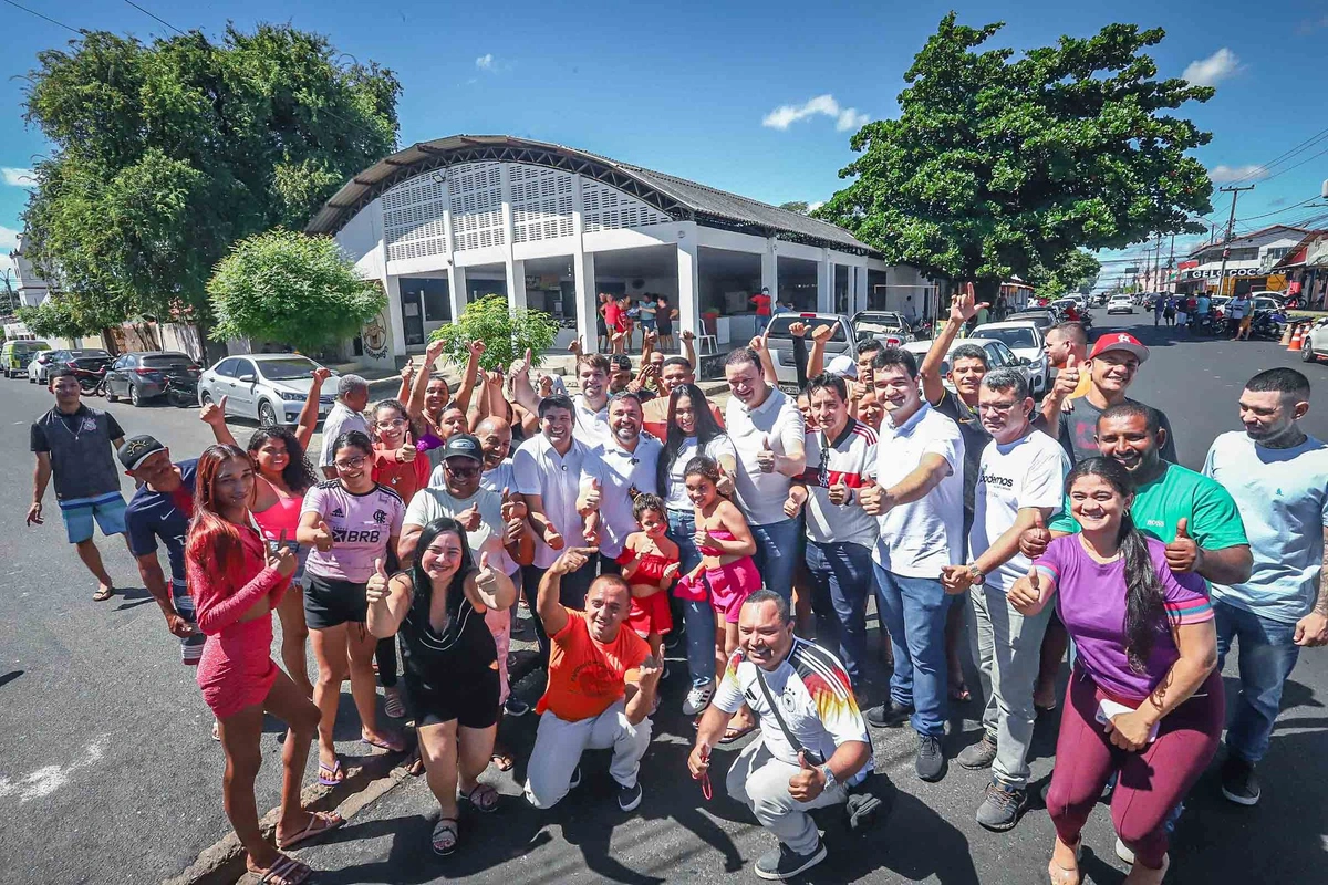 Fábio Novo visita Mercado do Lourival Parente e fiscaliza pavimento asfáltico