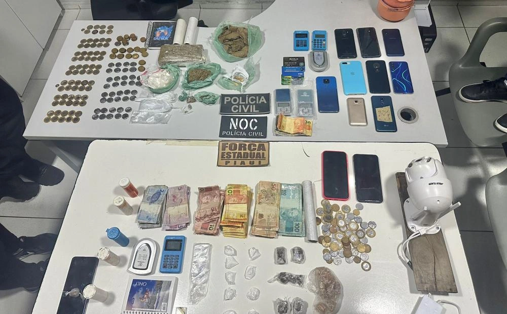 PC-PI deflagra operação, prende pessoas e apreende drogas em Água Branca e região