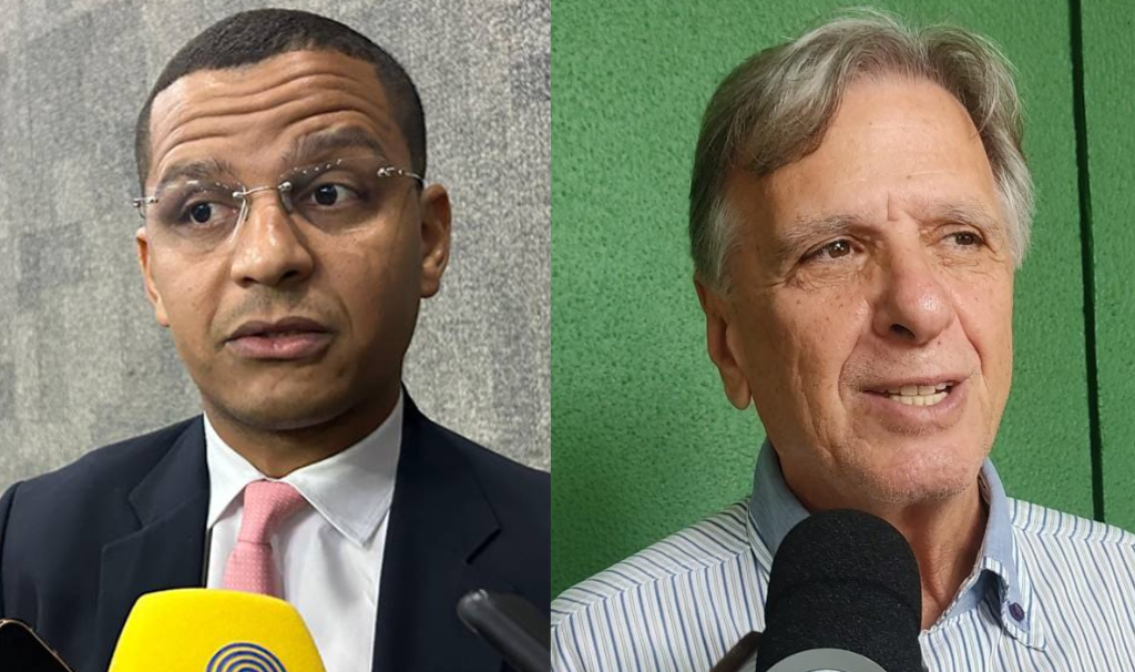 Vereador Ismael Silva e vereador Renato Berger