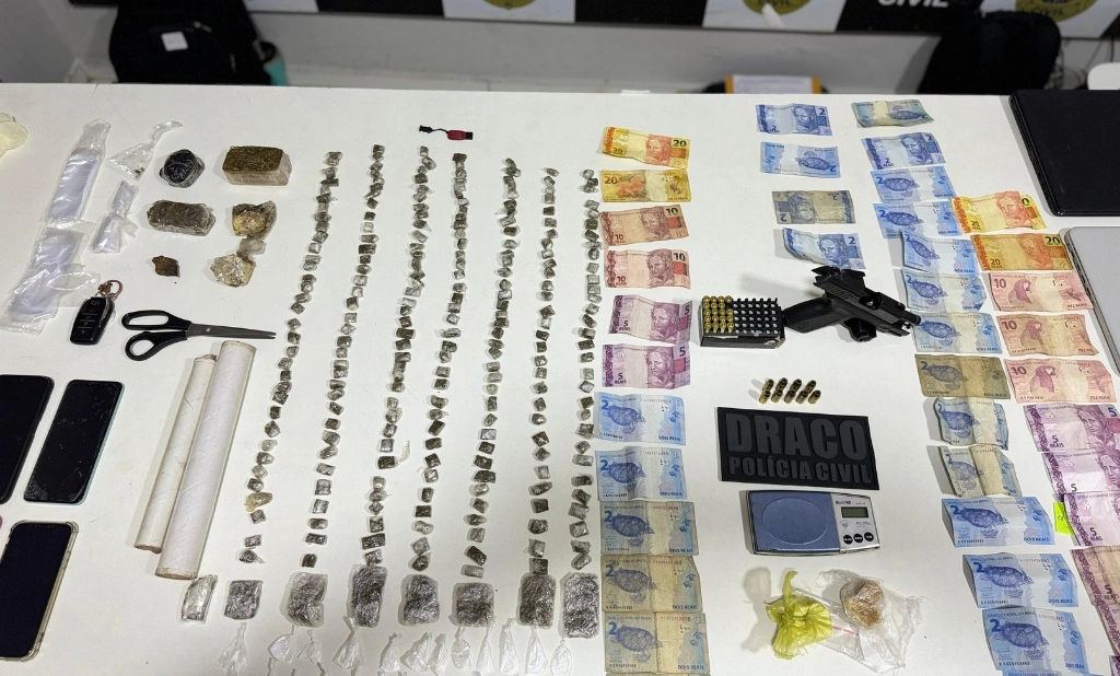 Apreensões realizadas na operação Draco 138