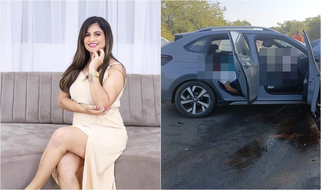 Esposa de pré-candidato a prefeito se envolve em acidente com duas mortes no Piauí