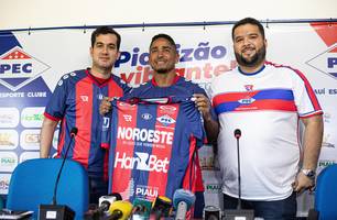 Ex-Corinthains, Jorge Henrique é apresentado no Piauí para disputar a Série B (Foto: Divulgação/Piauí EC)