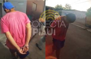 Fugitivo do sistema prisional é recapturado no centro de União (Foto: Repórter 12/Conecta Piauí)