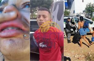 Homem com histórico de violência agride mulher e filho autista em Teresina (Foto: Reprodução)