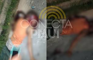 Homem é executado com vários tiros na cabeça na zona Norte de Teresina (Foto: Reprodução)