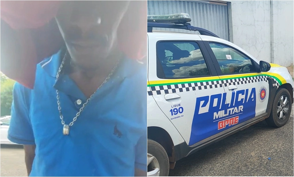 Homem é preso com moto roubada e sem placa