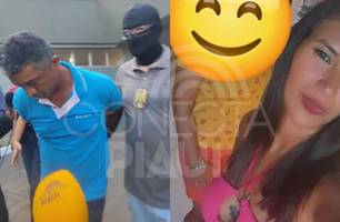 Homem que matou ex-companheira com 17 facadas é preso em Teresina (Foto: Repórter 12/Conecta Piauí)
