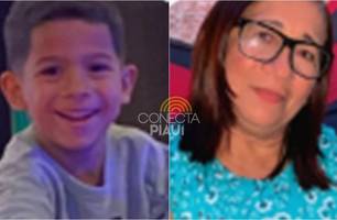 João Miguel, 7 anos, e Maria Irismar, 61 anos (Foto: Reprodução)