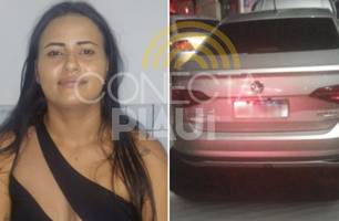 'Mulher Gato' é presa ao tentar fugir da polícia pulando entre muros em Teresina (Foto: Conecta Piauí)