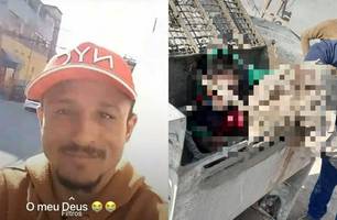 Piauiense morre em acidente de trabalho com betoneira em São Paulo (Foto: Reprodução)