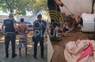 Polícia cumpre cinco mandados de busca e apreensão na zona Sudeste de Teresina (Foto: Divulgação/DENARC)
