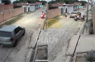 Tentativa de roubo na zona Norte de Teresina (Foto: Reprodução)