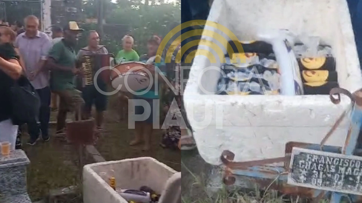 Velório de cabeleireiro é marcado por forró e cerveja em Monsenhor Gil