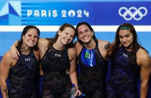 Após 20 anos, brasileiras voltam à final do revezamento 4x200m livre (Foto: Time Brasil/COB)