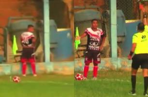 Copa Peru: Jogador é expulso após urinar durante partida (Foto: Reprodução/Redes Sociais)