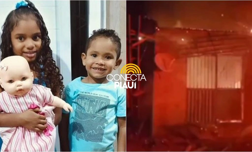 Crianças de 7 e 5 anos morrem carbonizadas no Piauí